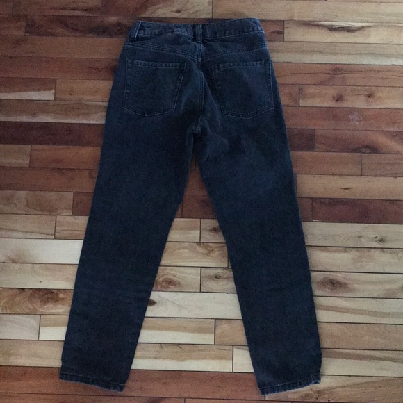 Garage black wash mom jeans - Picture 2 of 3